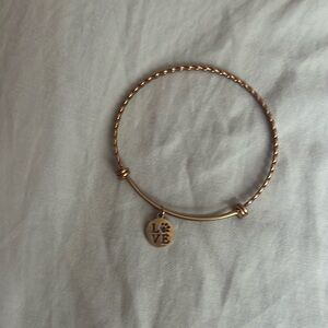 Cute gold dog love bracelet